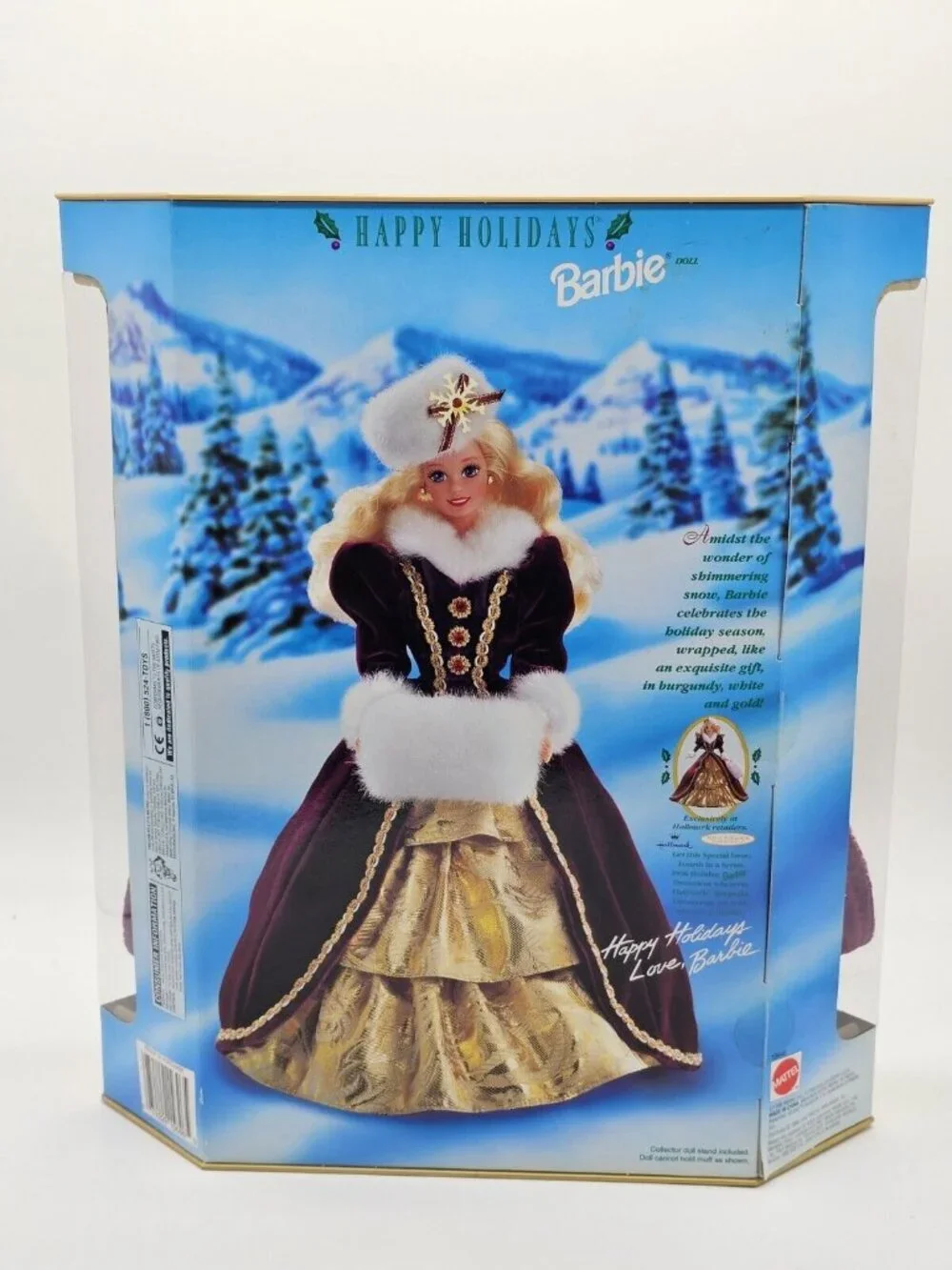 Barbie Holiday 1996 Christmas Happy Holidays Barbie Doll Mattel Special Edition